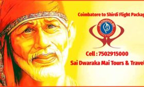 Coimbatore to Shirdi flight Tour Packages
